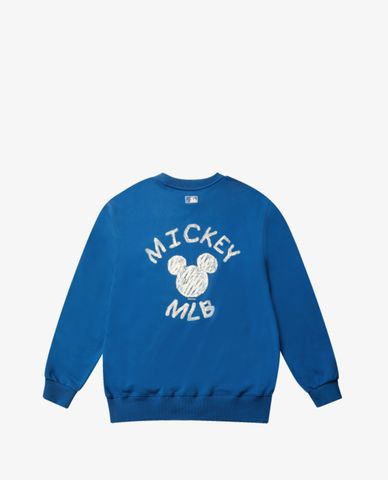  MLB - Áo sweatshirt tay dài cổ tròn Mickey 