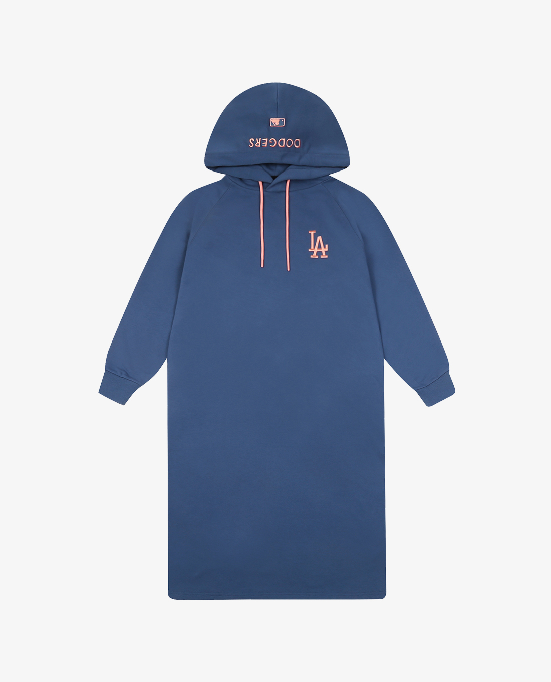 MLB - Đầm mini phối mũ phom suông tay dài Long Overfit