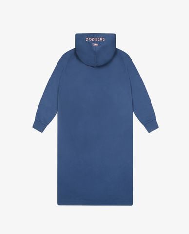  MLB - Đầm mini phối mũ phom suông tay dài Long Overfit 