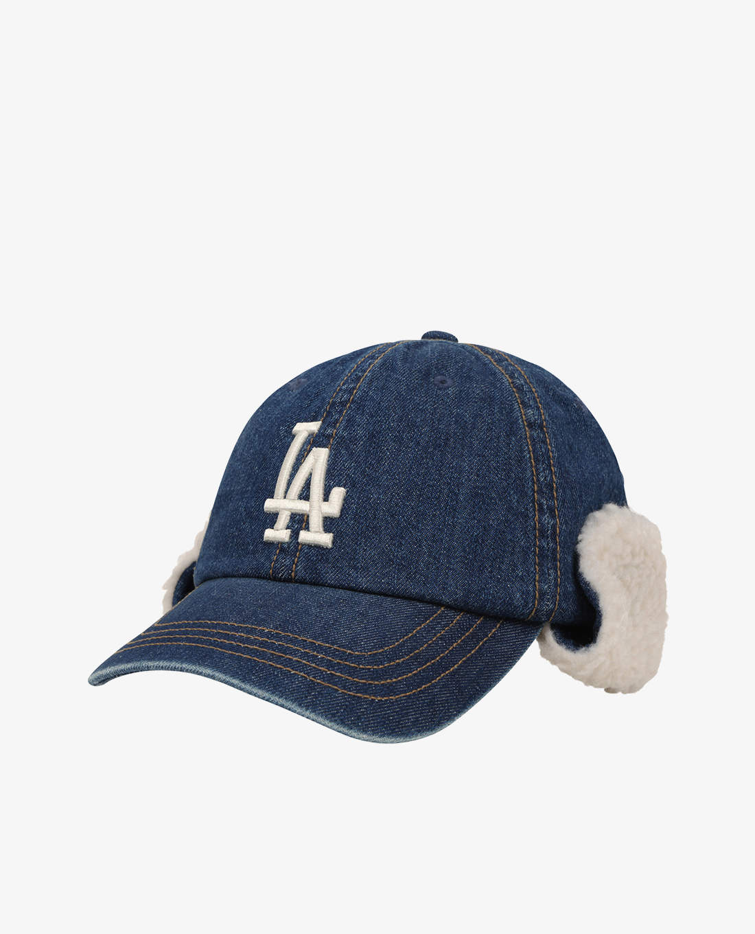 MLB - Nón phi công phối lông Denim Guidori