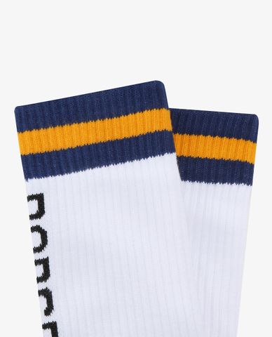  MLB - Vớ unisex cổ cao Color Block Wording 