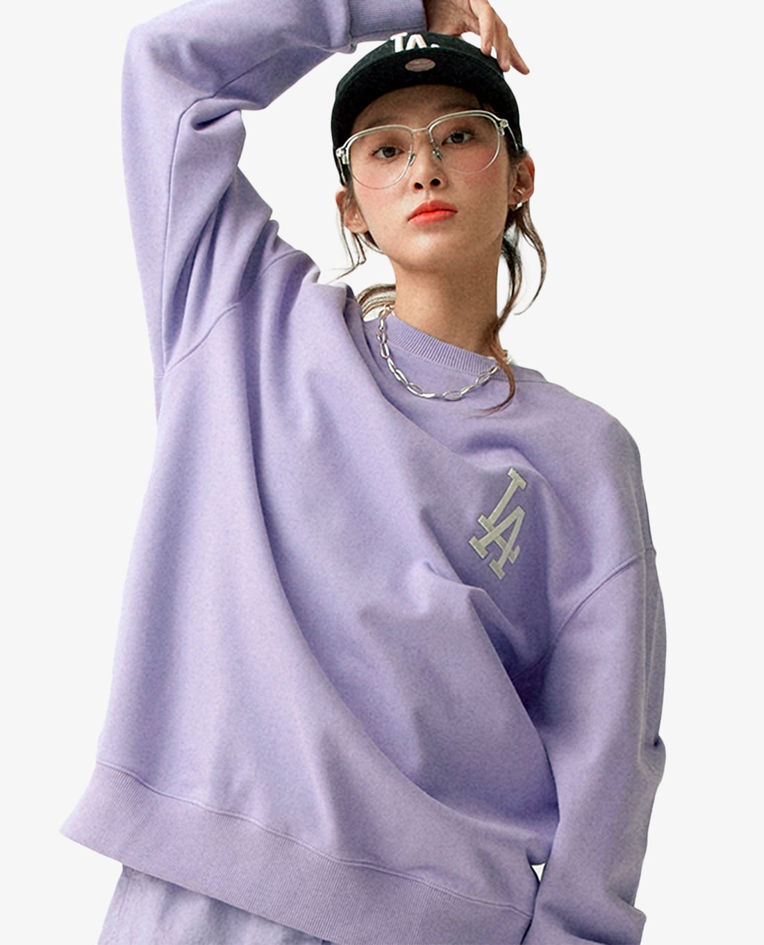 MLB - Áo sweatshirt tay dài cổ tròn Monogram Bag Big Logo Overfit