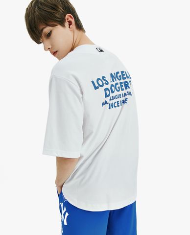  MLB - Áo thun bóng chày ngắn tay Popcorn Baseball 