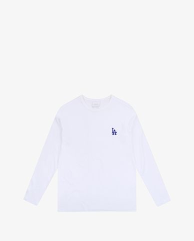  MLB - Áo thun tay dài LA Basic Logo 