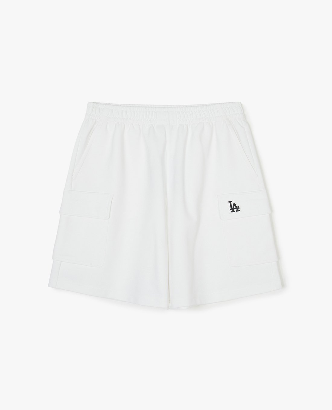 MLB - Quần short unisex ống rộng lưng thun Basic Small Logo