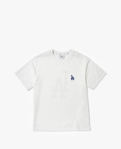  MLB - Áo thun phom suông ngắn tay Check Back Big Logo 