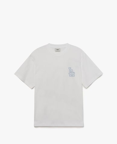  MLB - Áo thun unisex cổ tròn tay ngắn Basic Mega Logo Overfit 