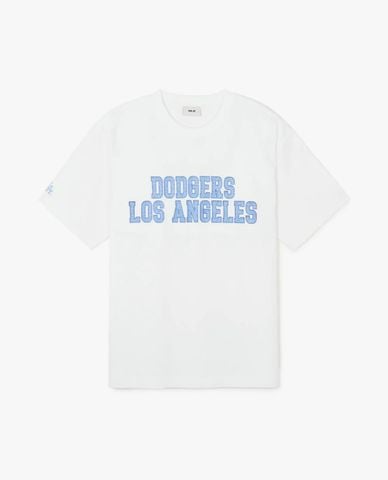  MLB - Áo thun unisex cổ tròn tay ngắn Premium Varsity 