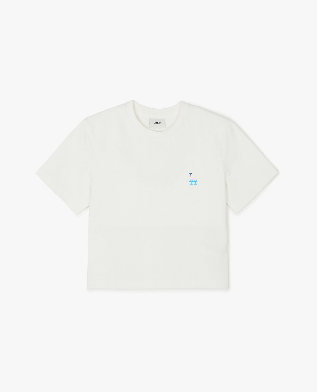 MLB - Áo croptop nữ cổ tròn tay ngắn Basic Athleisure