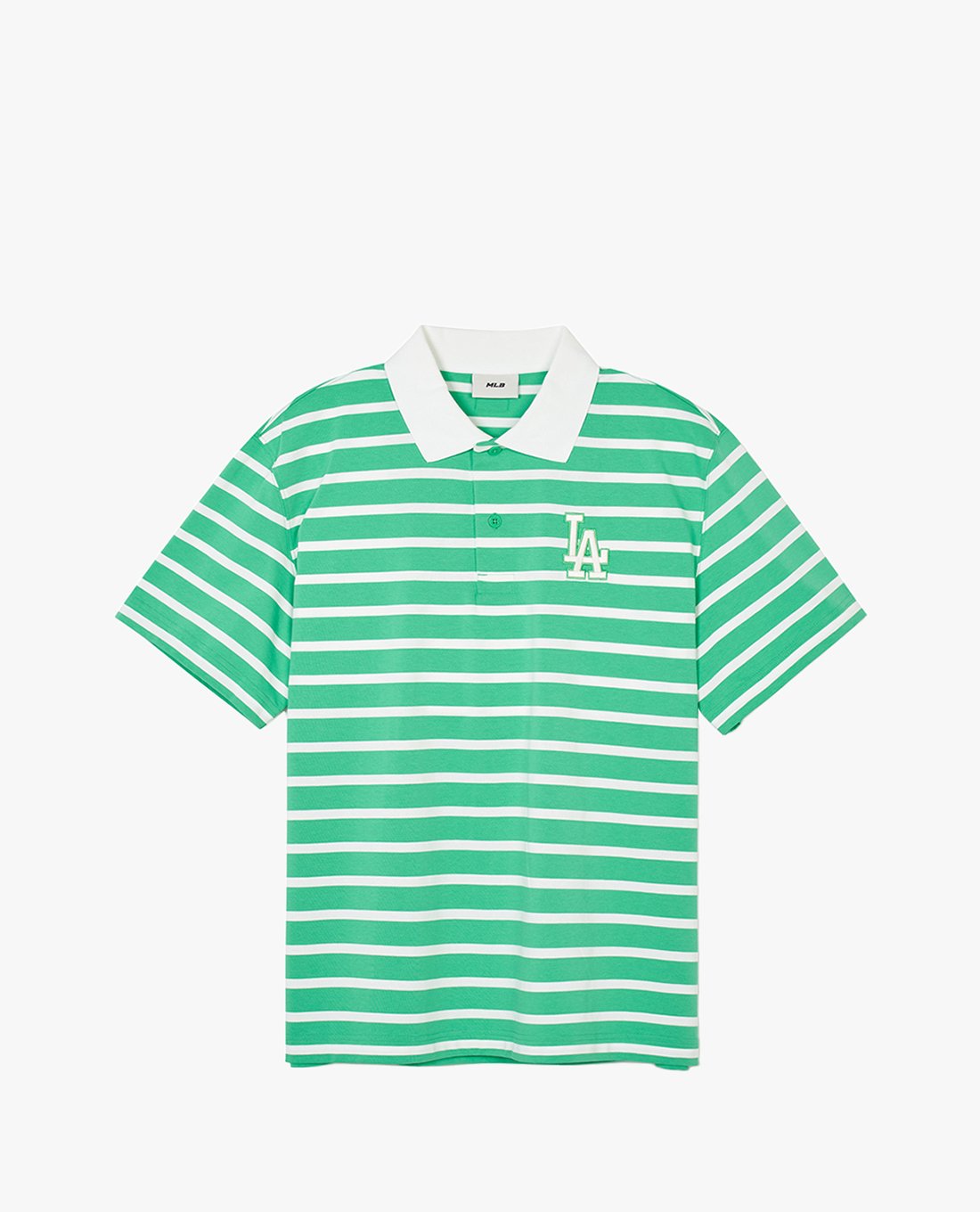 MLB - Áo polo unisex cổ bẻ tay ngắn phối sọc Varsity Over New York Yankees
