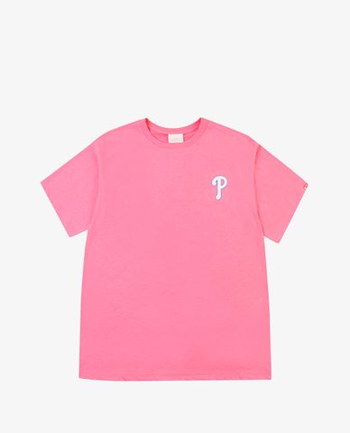  MLB - Áo thun cổ tròn ngắn tay Neon Art Basic Over Fit 
