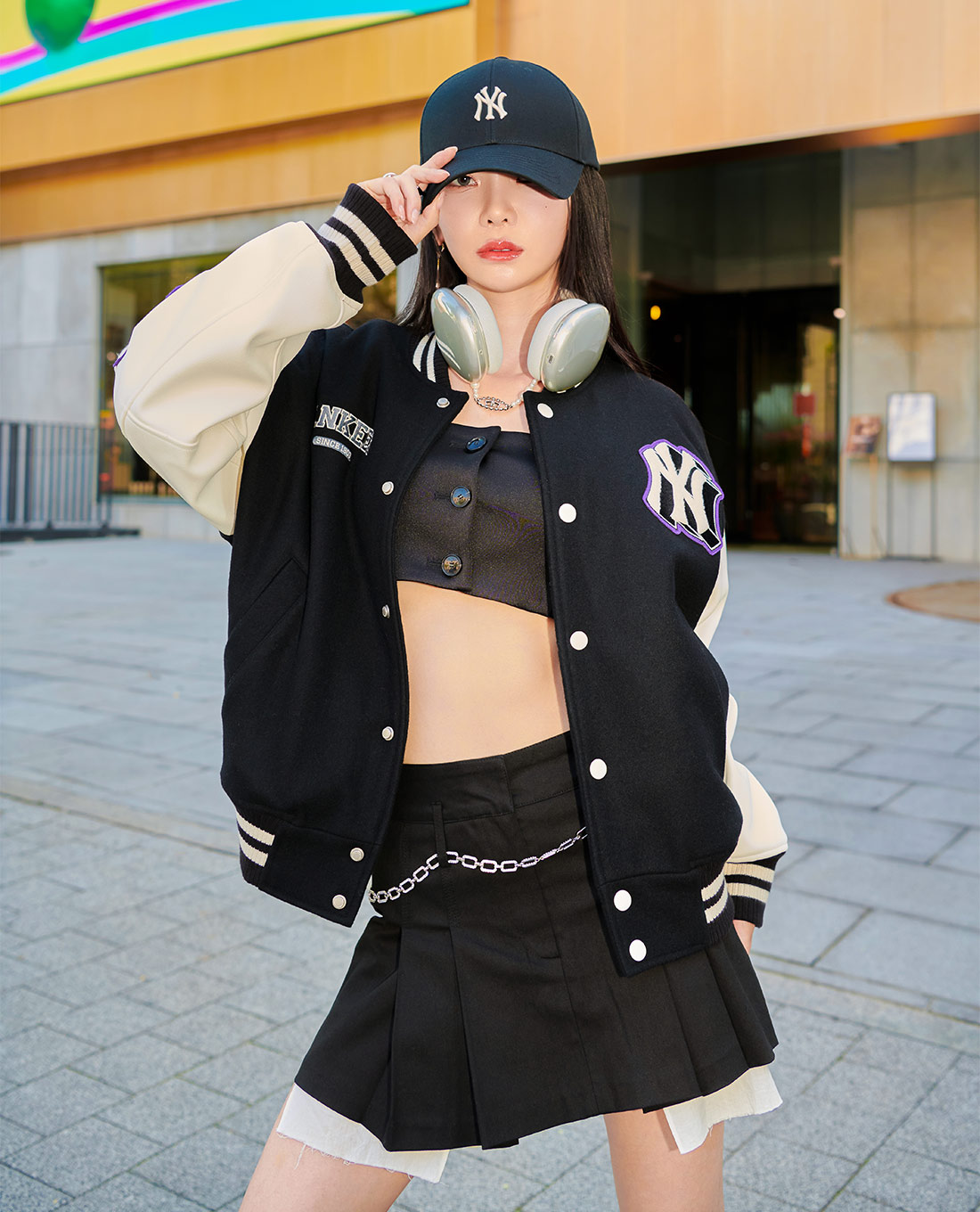 MLB - Nón bóng chày unisex Premium Basic Small Logo