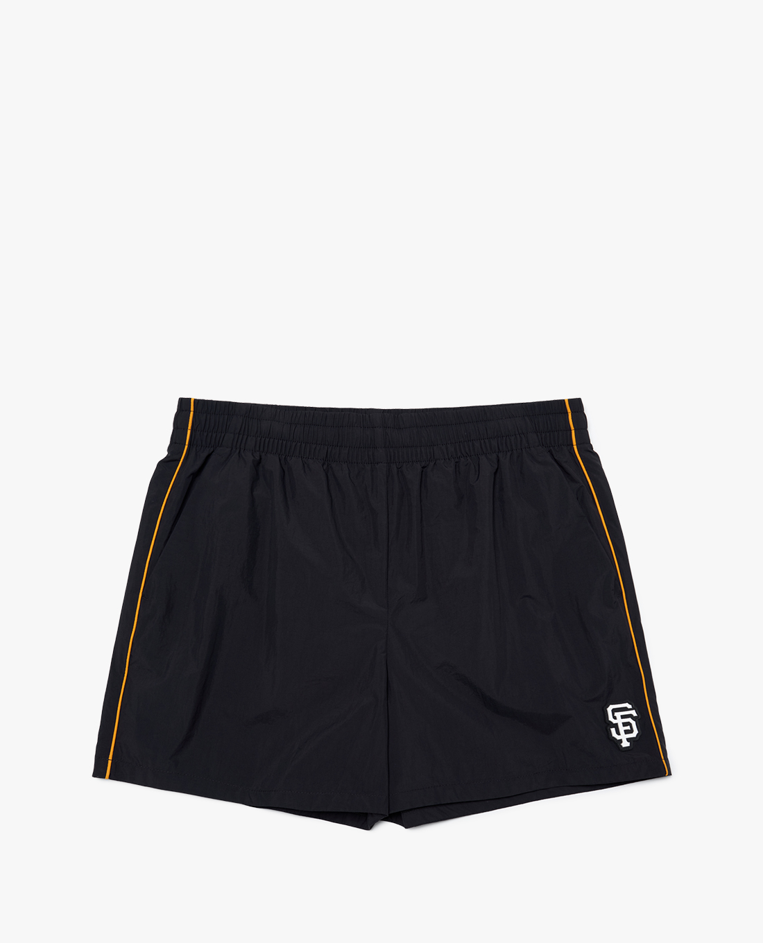MLB - Quần shorts lưng thun Basic Mid Logo Nylon