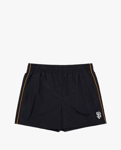  MLB - Quần shorts lưng thun Basic Mid Logo Nylon 