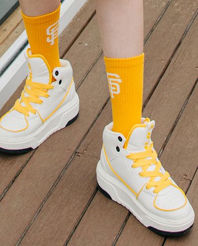  MLB - Giày sneakers cổ cao thời trang Chunky Liner High 