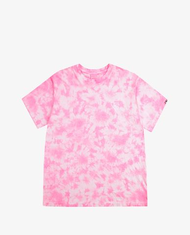  MLB - Áo thun cổ tròn ngắn tay Tie Dye Big Logo Over Fit 