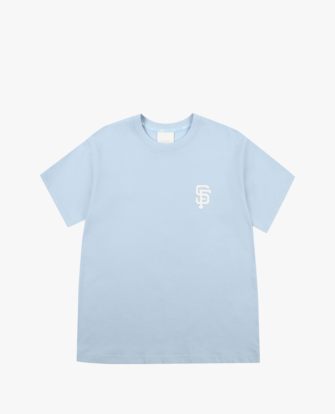 MLB - Áo thun tay ngắn cổ tròn phom suông phối logo cá tính