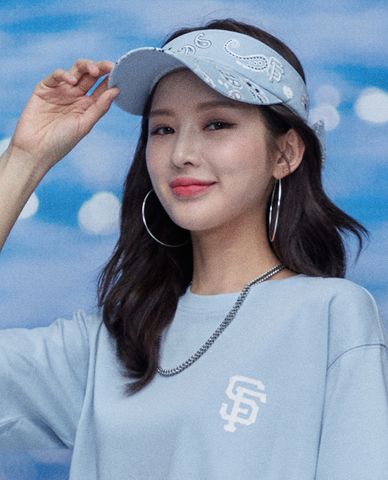  MLB - Nón visor nửa đầu Paisley 