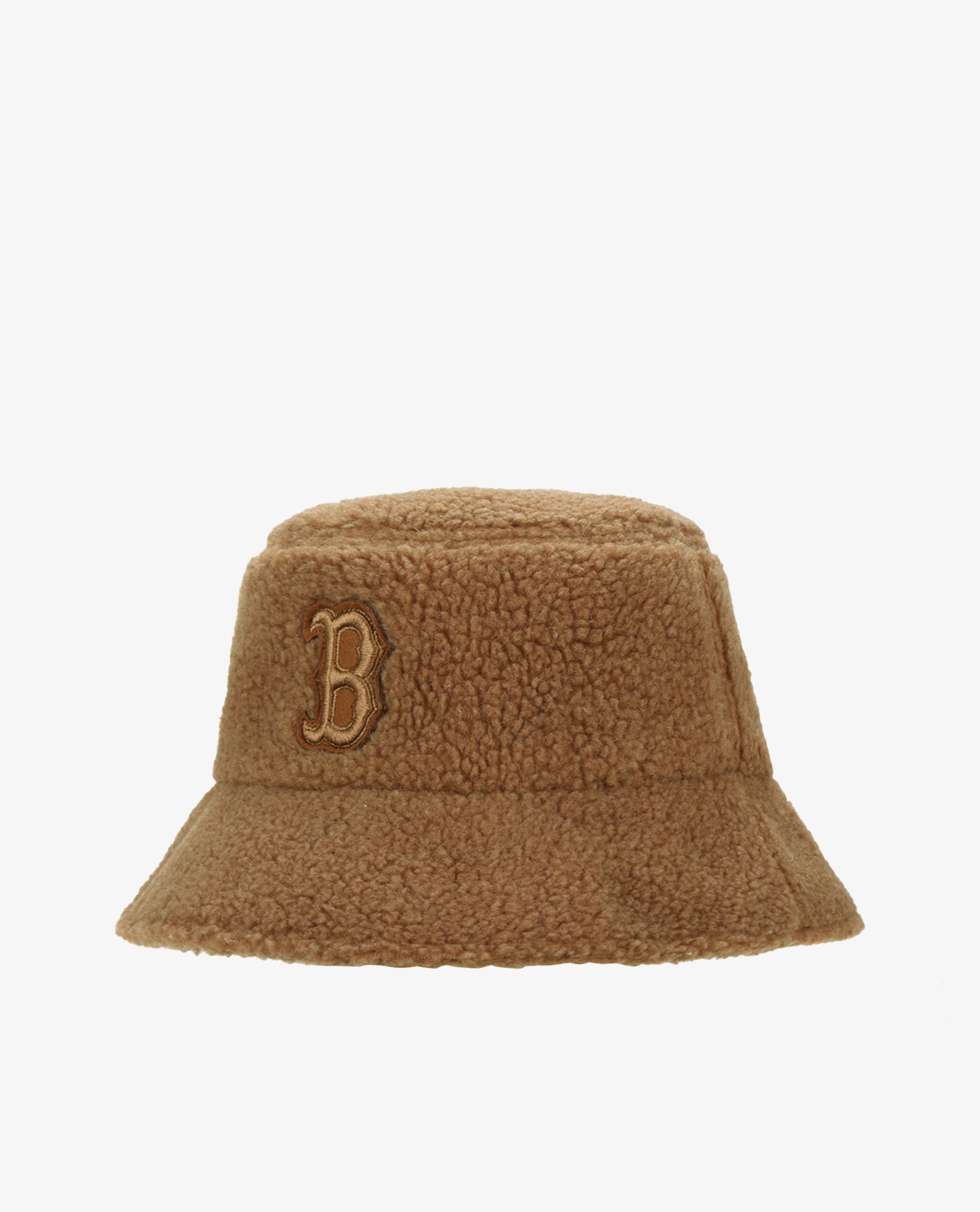 MLB - Nón bucket phối lông Custard Cream