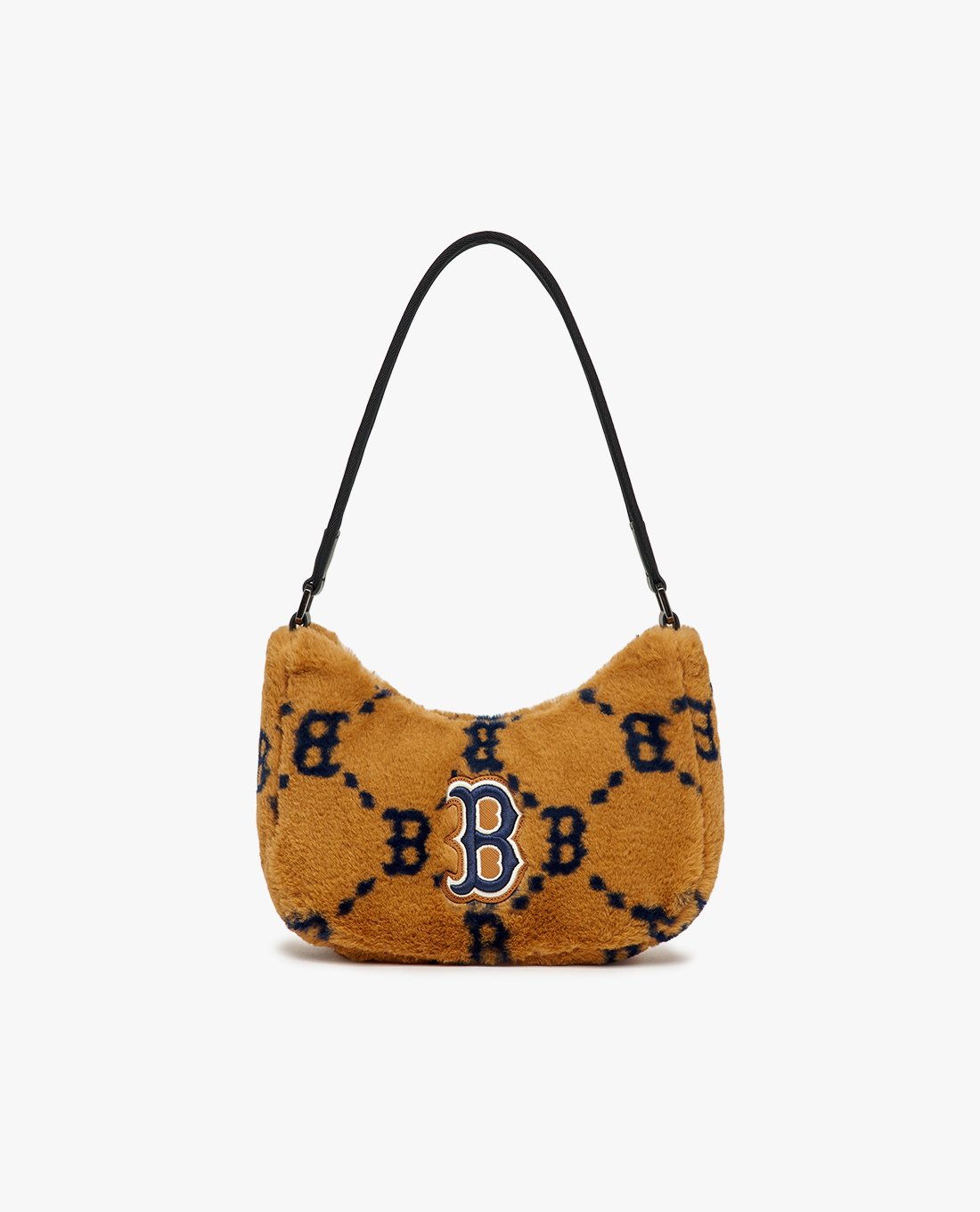 MLB - Túi đeo vai Diamond Monogram Fur Hobo