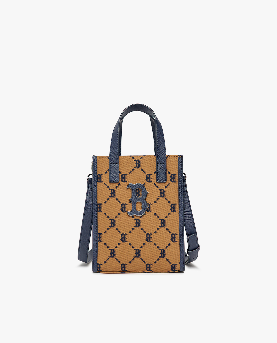 MLB - Túi đeo chéo chữ nhật Dia Monogram Jacquard Handphone