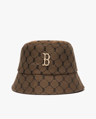  MLB - Nón bucket thời trang Monogram Diamond Jacquard 