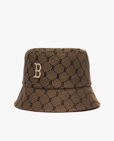  MLB - Nón bucket thời trang Monogram Diamond Jacquard 