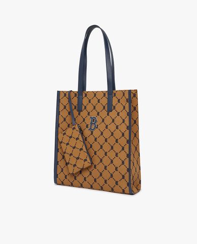  MLB - Túi tote chữ nhật Monogram Diamond Jacquard 