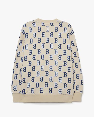  MLB - Áo sweatshirt unisex tay dài Classic Monogram Allover 