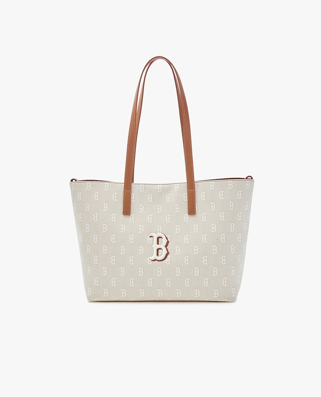 MLB - Túi tote nữ phom chữ nhật Classic Monogram Jacquard