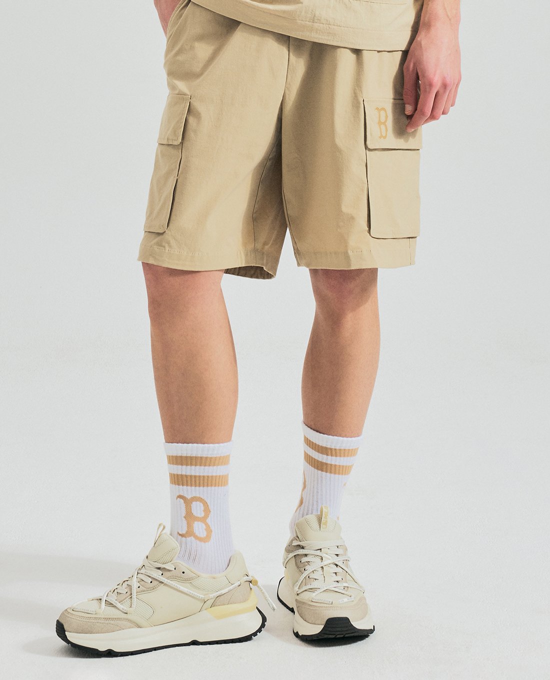 MLB - Quần short unisex ống rộng lưng thun Basic Gopcore Cool