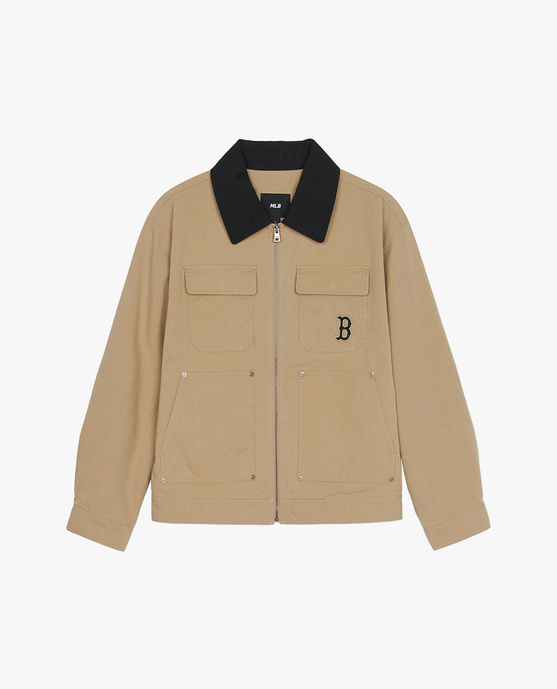 MLB - Áo khoác sơ mi unisex cổ bẻ tay dài Basic Collar Work