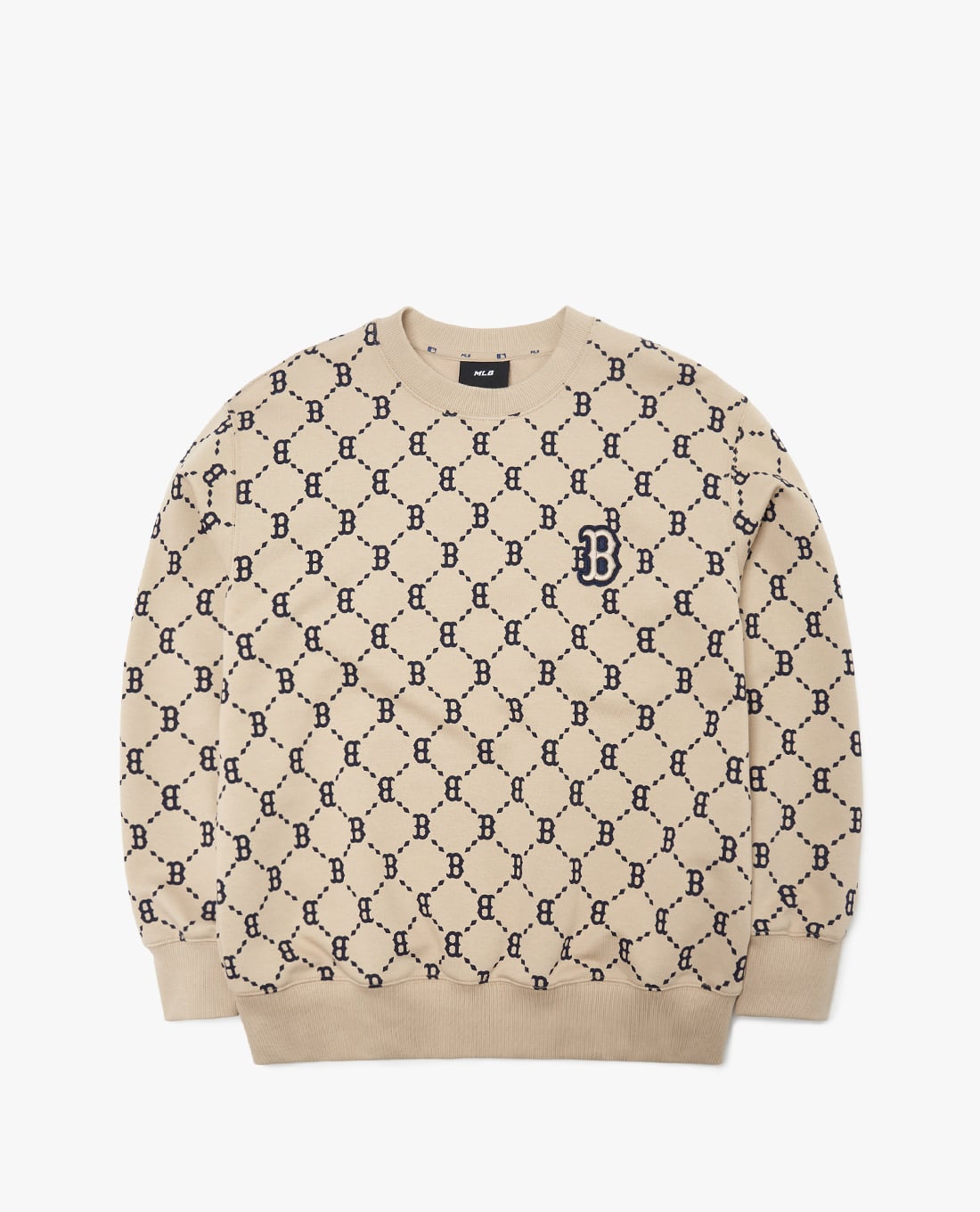 MLB - Áo sweatshirt tay dài cổ tròn Diamond Monogram