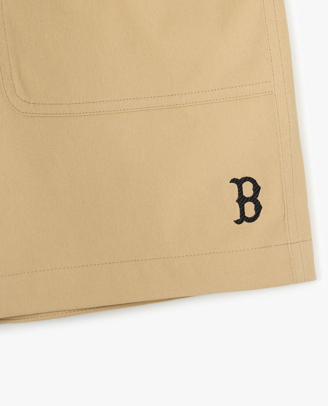 MLB - Quần shorts unisex ống rộng lưng thun Basic Cotton