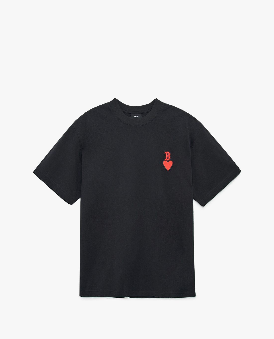MLB - Áo thun unisex cổ tròn tay ngắn Heart Small Logo