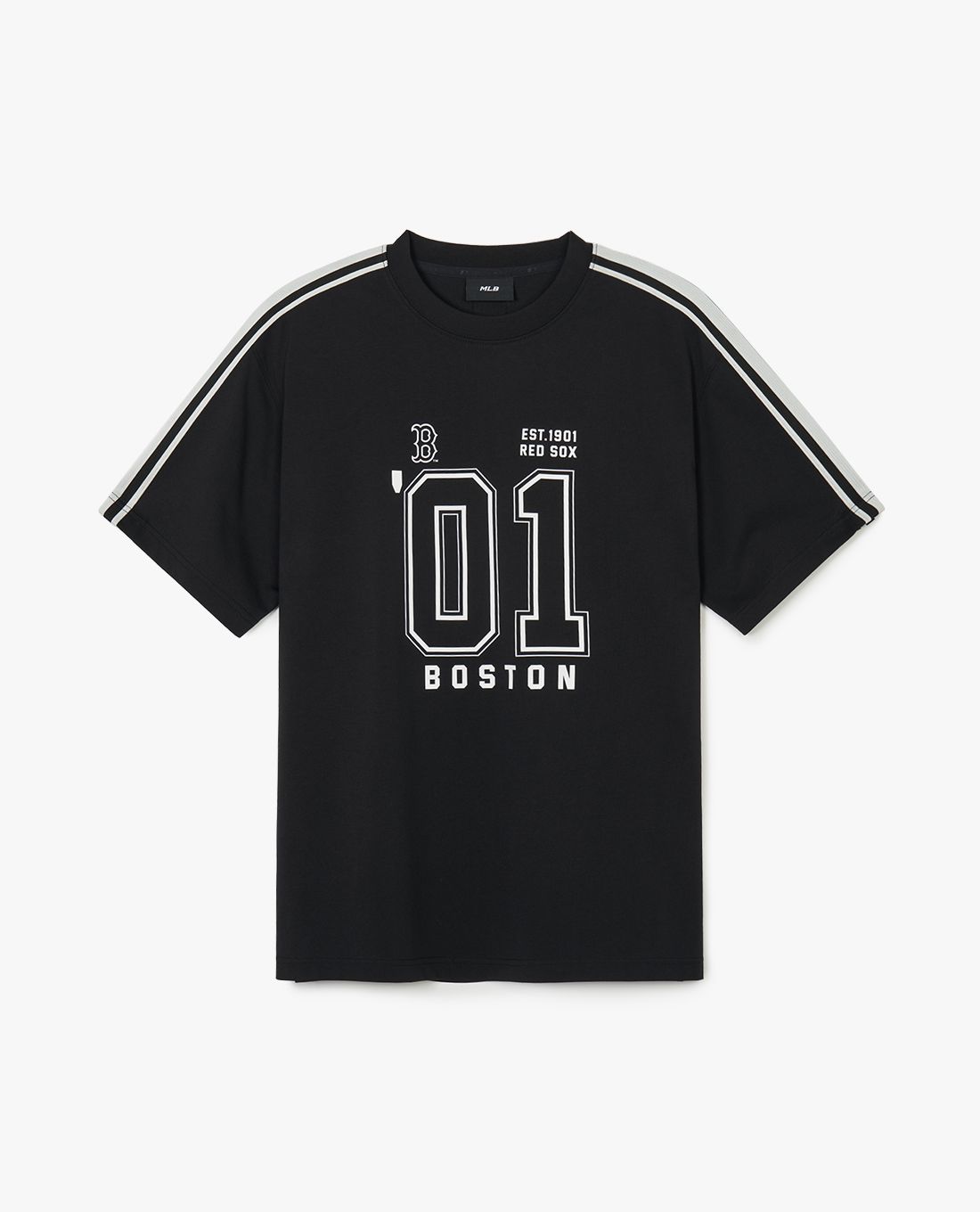 MLB - Áo thun unisex cổ tròn tay ngắn Sportive Varsity Track