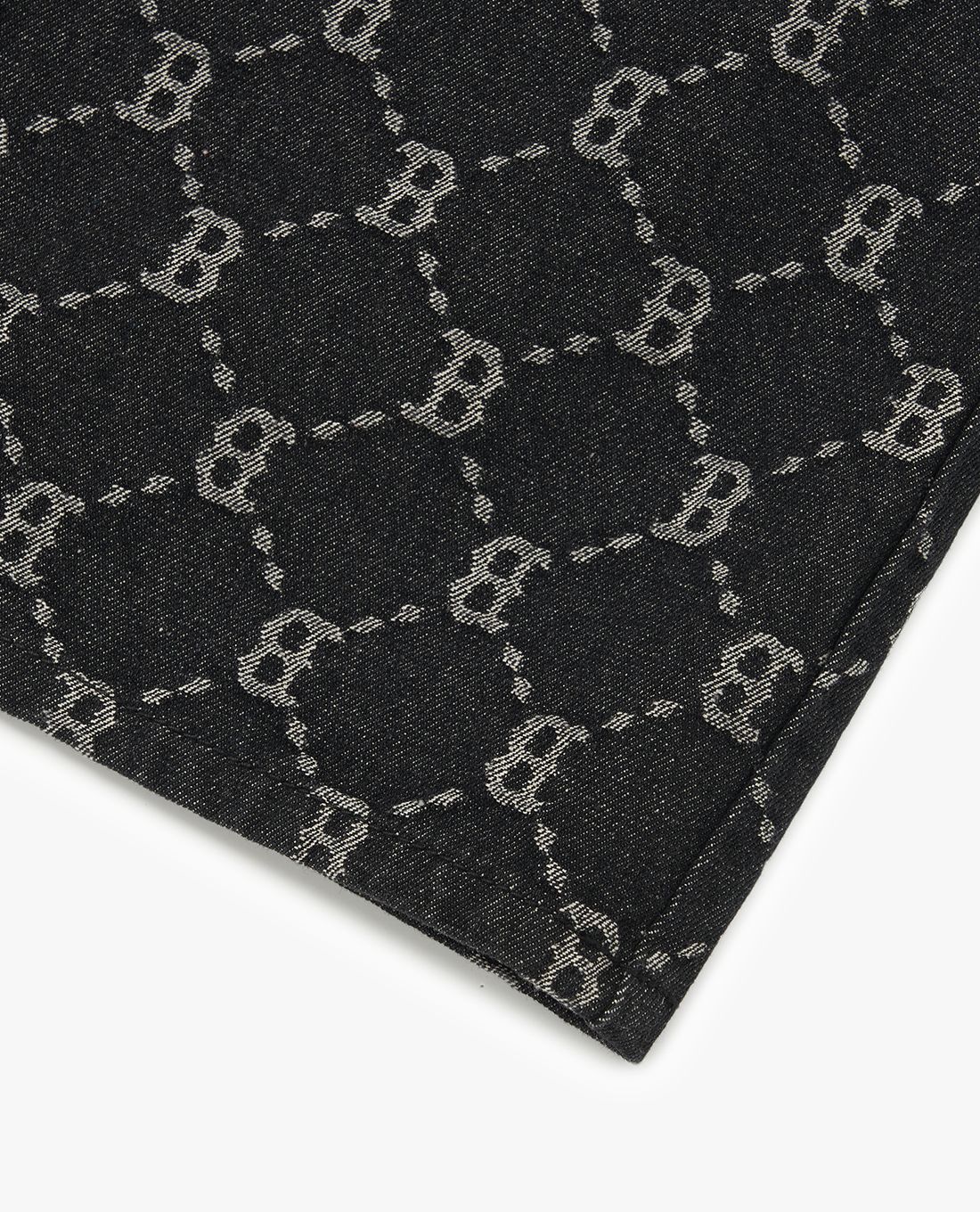 MLB - Chân váy denim chữ A Dia Monogram Jacquard