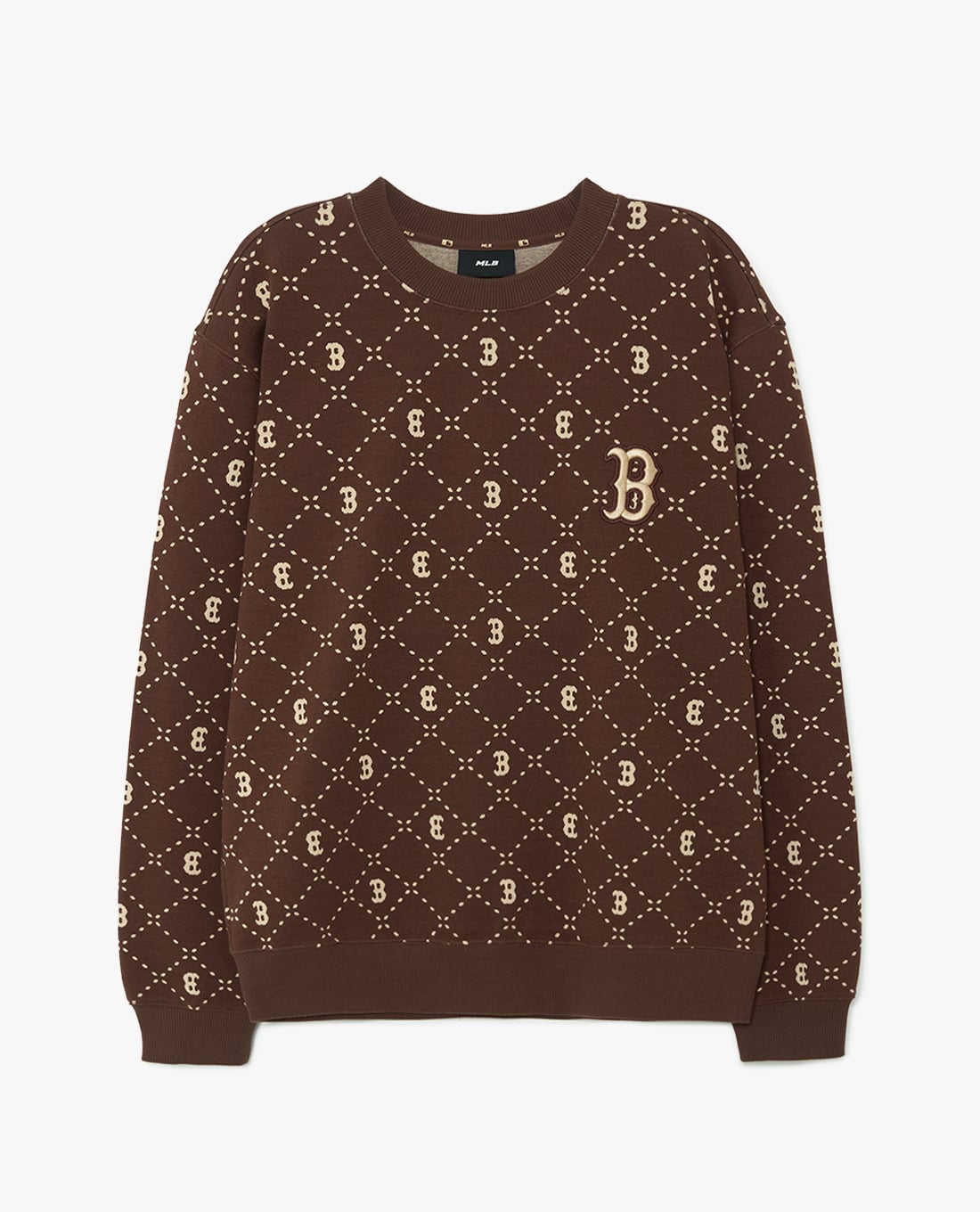 MLB - Áo sweatshirt unisex cổ tròn tay dài Diamond Monogram Jacquard