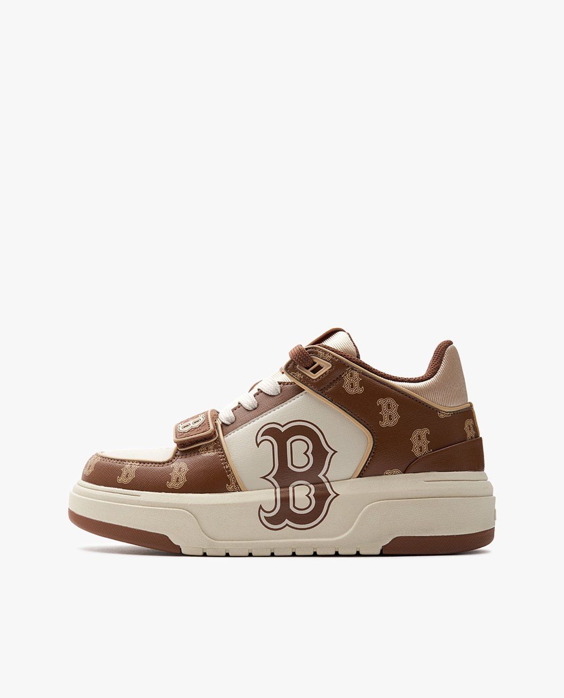 【MLB】★Chunky Liner Mid Sneakers/3ASXLMB3N MLB Chunky Liner Mid Saffiano LA Dodgers Sneakers Shoes Blue