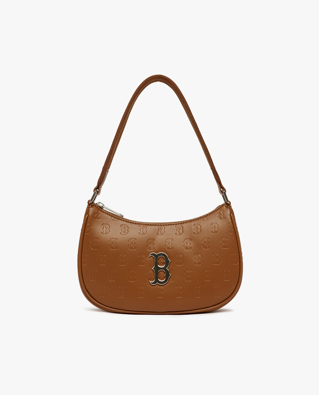MLB - Túi đeo vai nữ chữ nhật Monogram Embo Hobo