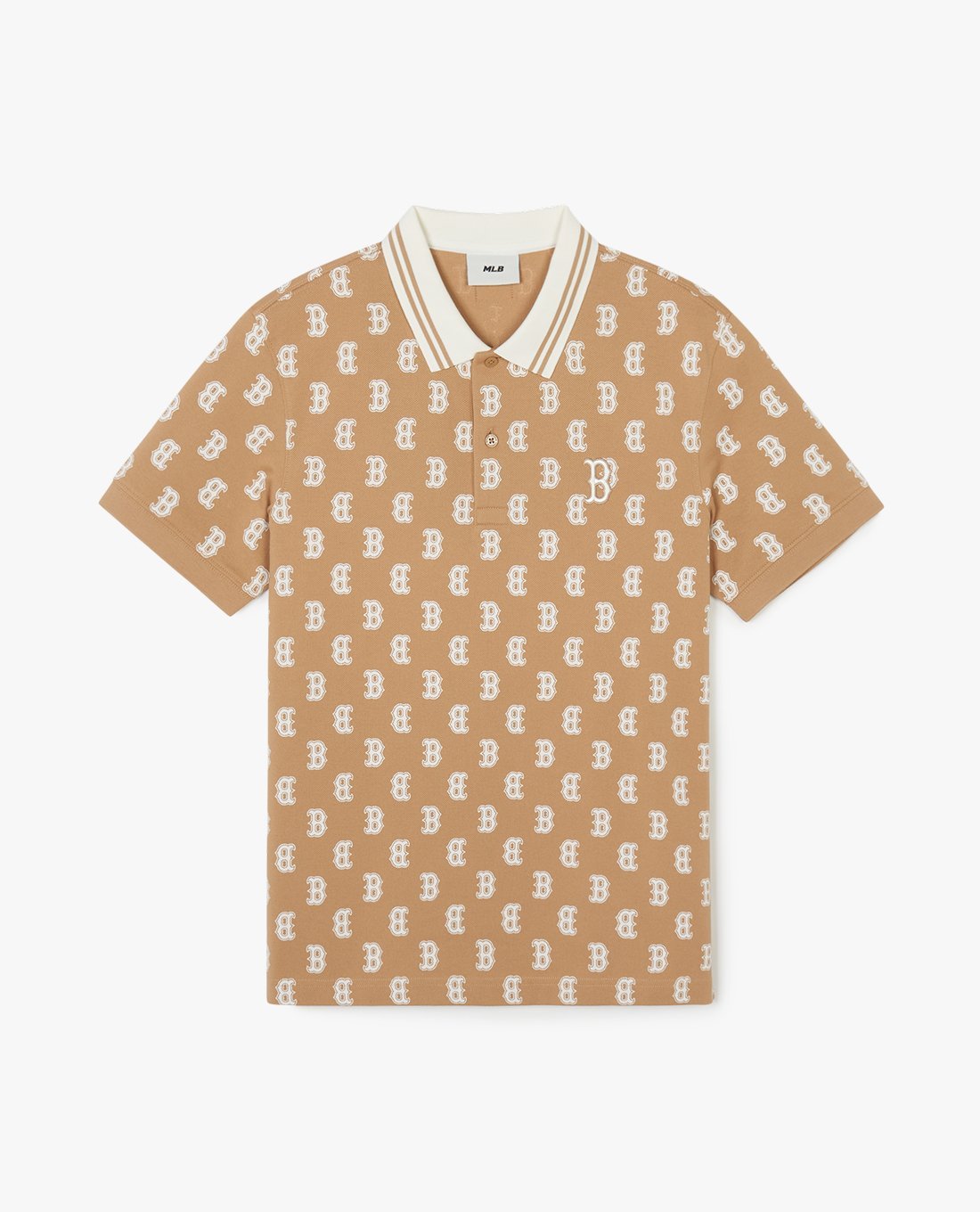 MLB - Áo polo unisex tay ngắn Classic Monogram Plate Pattern Kara