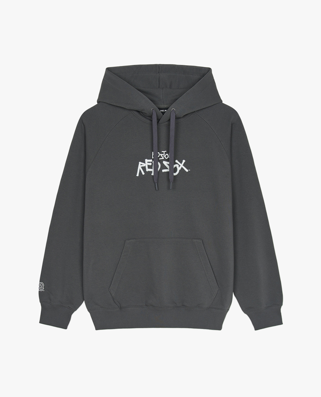 MLB - Áo hoodie unisex tay dài phối mũ Basic Back Lettering Graphic