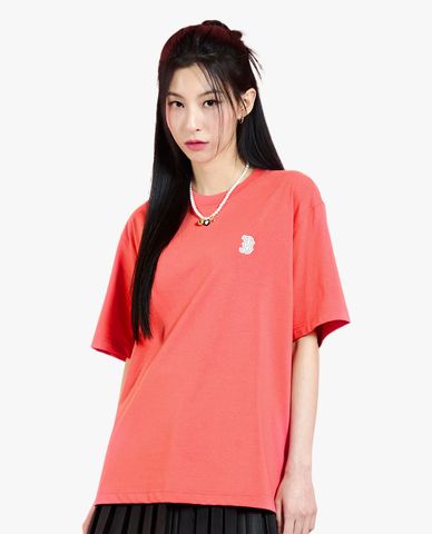  MLB - Áo thun unisex cổ tròn tay ngắn Basic Small Logo 
