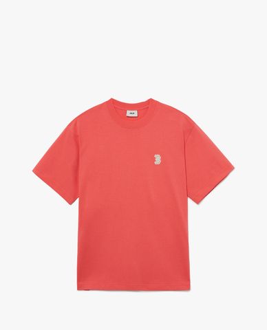  MLB - Áo thun unisex cổ tròn tay ngắn Basic Small Logo 