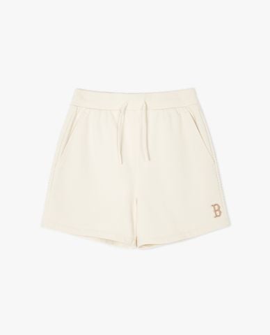  MLB - Quần short ngắn nữ lưng thun phối logo thời trang 