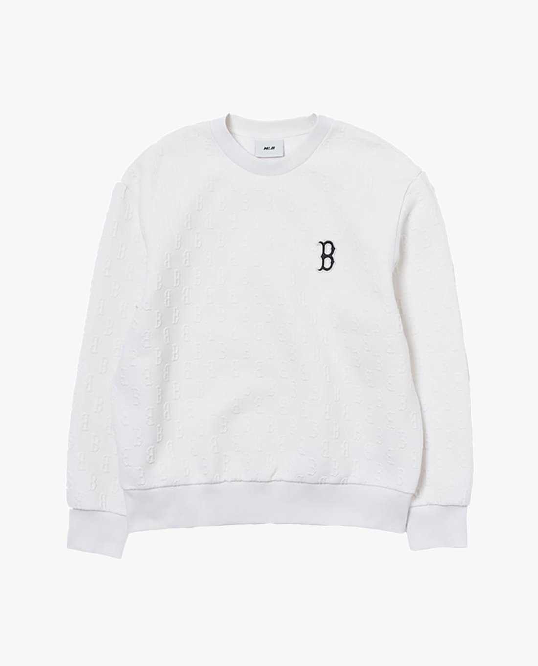 MLB - Áo sweatshirt cổ tròn tay dài Jacquard Monogram