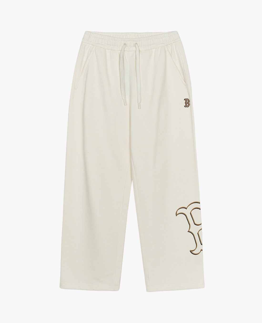 MLB - Quần dài unisex ống rộng lưng thun Basic Megalogo