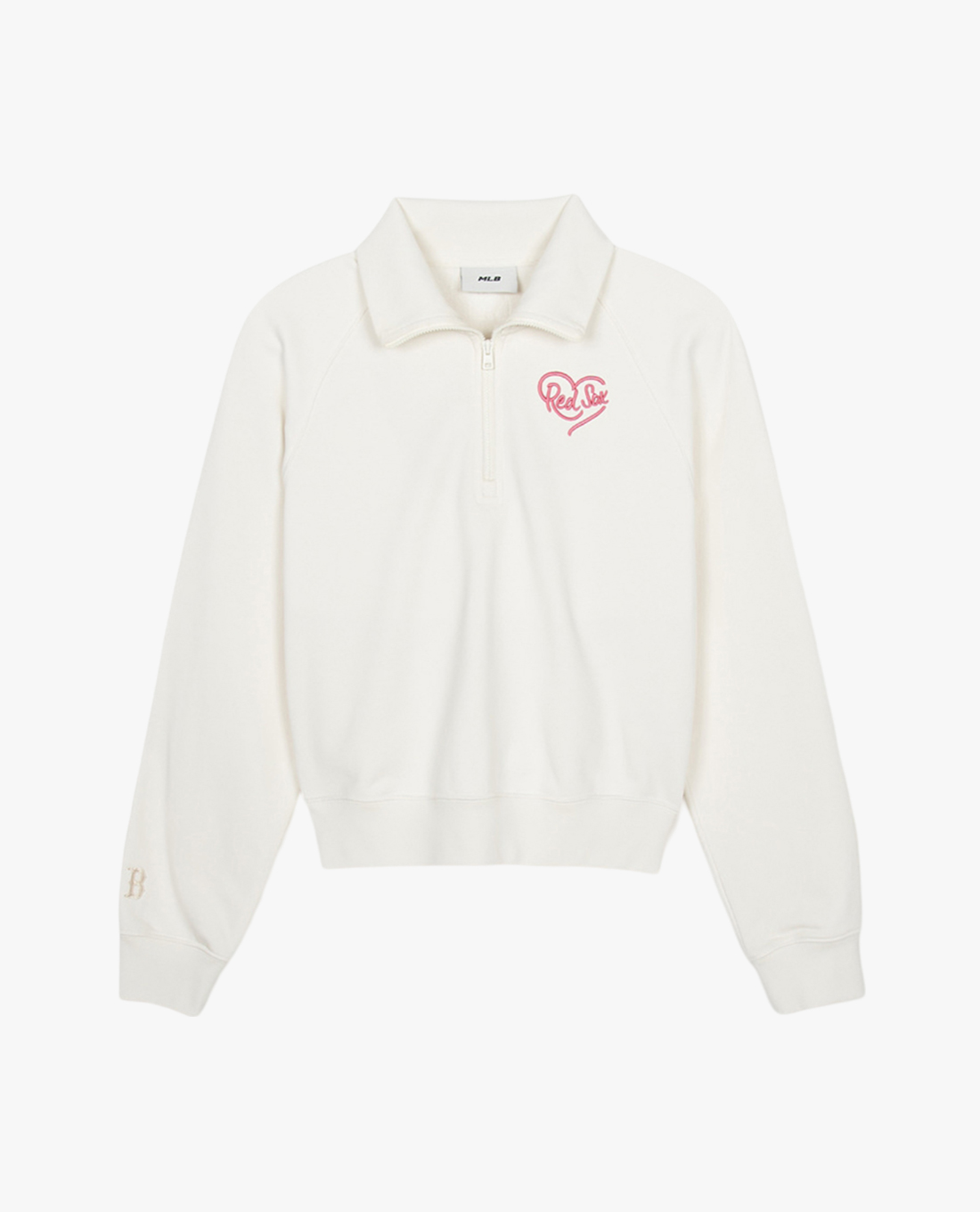 MLB - Áo sweatshirt nữ cổ bẻ tay dài New York Yankees
