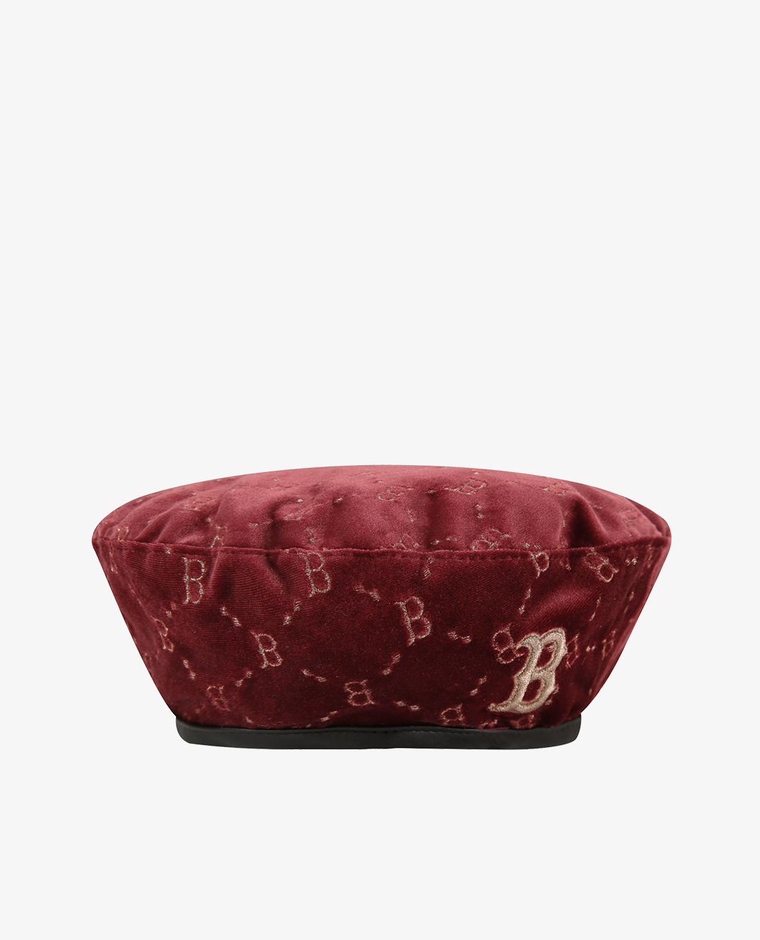 MLB - Nón beret phối họa tiết monogram