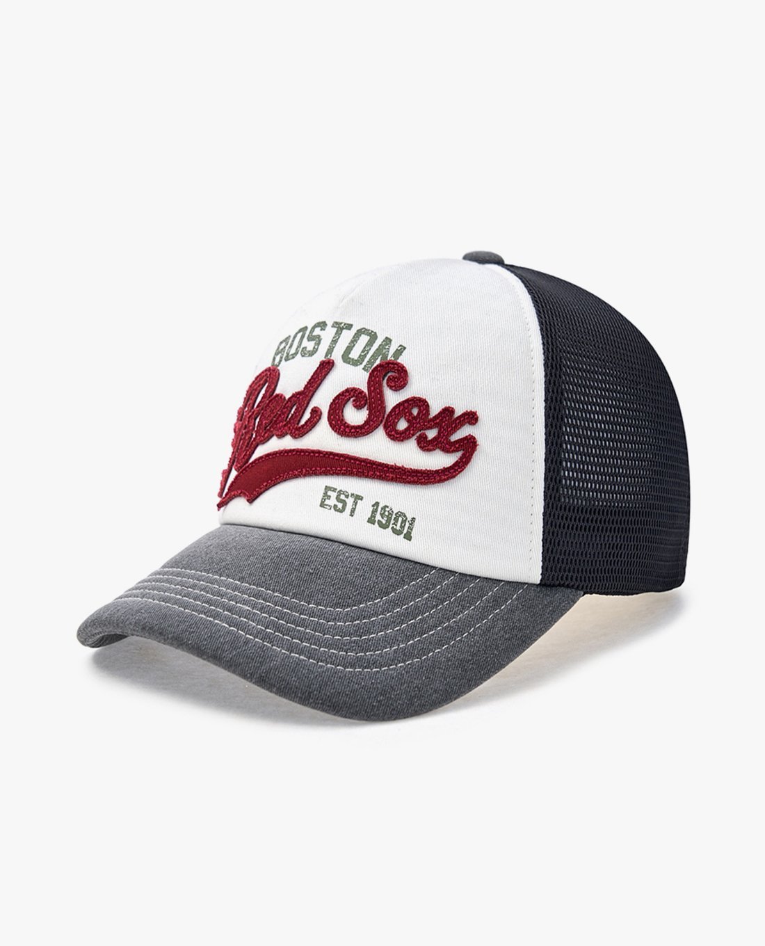 MLB - Nón bóng chày unisex Varsity Vintage Mesh